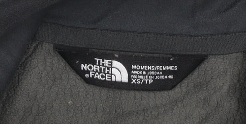 The North Face Womens Black XS Softshell Full Zip Jacket