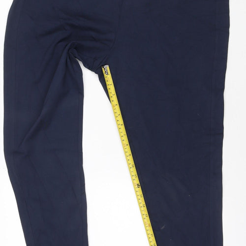 Principles Women Navy Blue Size 20 Straight Leg Trousers