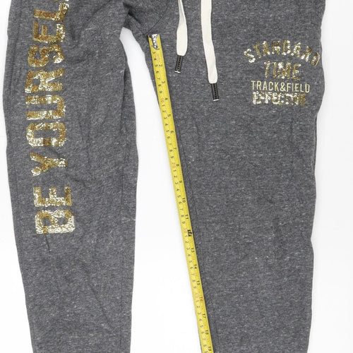 Limited Edition Women Grey Jogger Sweatpants Size 12 Regular Fit