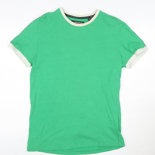 Superdry Men's Green Athletic Crew Neck Short Sleeve T-Shirt L