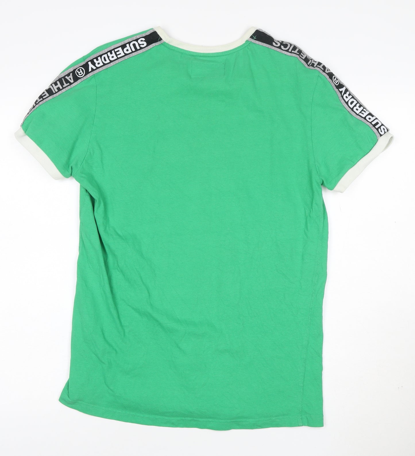 Superdry Men's Green Athletic Crew Neck Short Sleeve T-Shirt L