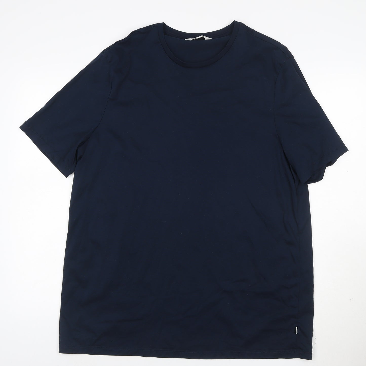 Autograph Men’s Blue 2XL Supima Cotton Crew Neck T-Shirt