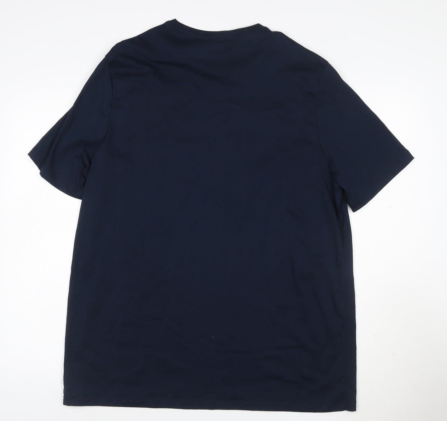 Autograph Men’s Blue 2XL Supima Cotton Crew Neck T-Shirt