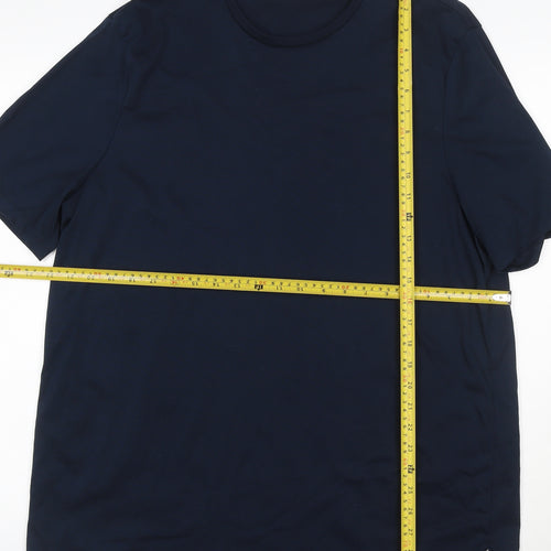 Autograph Men’s Blue 2XL Supima Cotton Crew Neck T-Shirt