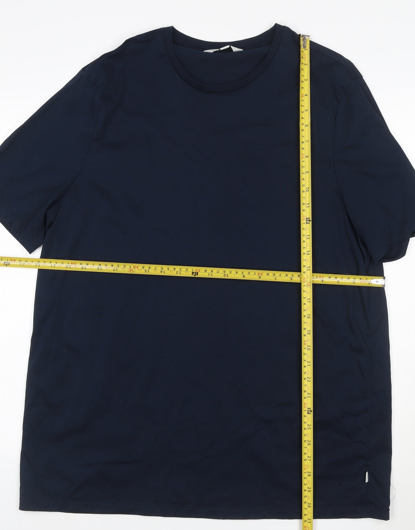Autograph Men’s Blue 2XL Supima Cotton Crew Neck T-Shirt