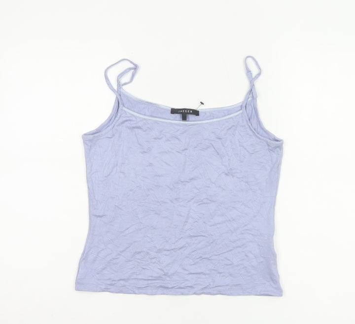 Jaeger Womens Purple Viscose Camisole Tank Top Size M