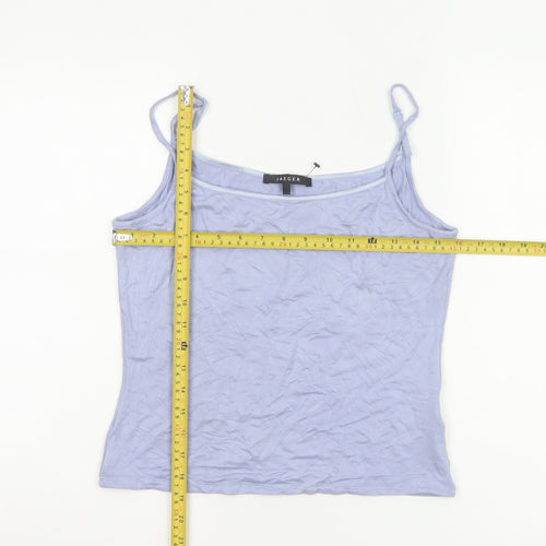 Jaeger Womens Purple Viscose Camisole Tank Top Size M