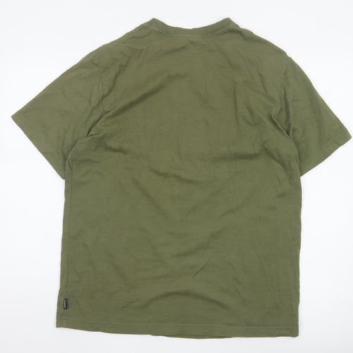 Afends Men’s Green Recycled Cotton Graphic T-Shirt Size L