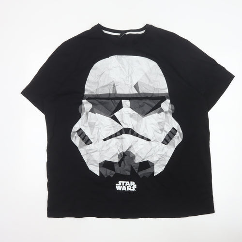 Star Wars George Men's Black XXXL Stormtrooper Graphic T-Shirt