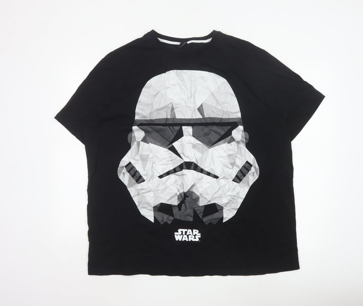 Star Wars George Men's Black XXXL Stormtrooper Graphic T-Shirt