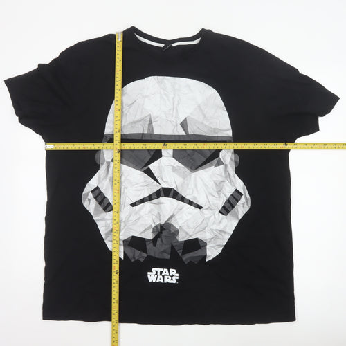 Star Wars George Men's Black XXXL Stormtrooper Graphic T-Shirt