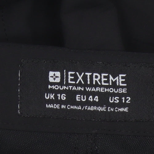 Mountain Warehouse Extreme Womens Black UK 16 Waterproof Trousers