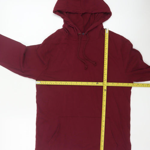 Gap Men’s Red Pullover Hoodie Small Soft Cotton Lightweight