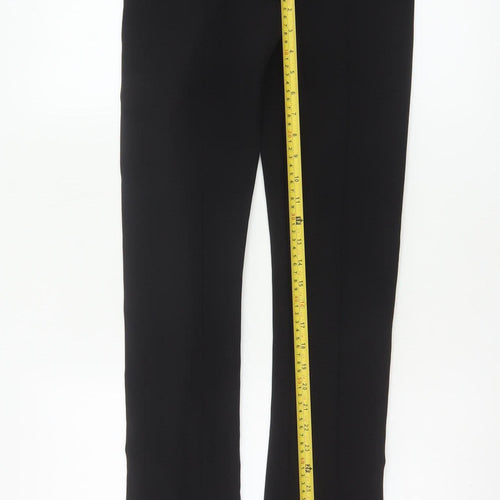 Zara Women’s Black XS Flared Trousers Polyester Blend Workwear