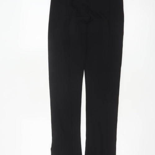 Zara Women’s Black XS Flared Trousers Polyester Blend Workwear