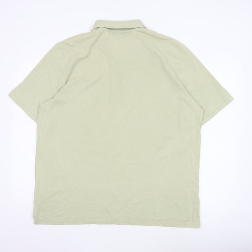 Jack & Jones Premium Men’s Beige 1/4 Zip Polo Shirt XXL Cotton