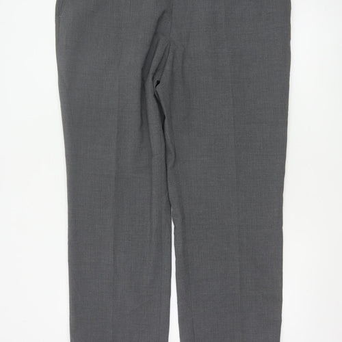 Douglas Men's Grey Wool Blend Dress Pants 40R Regular Fit