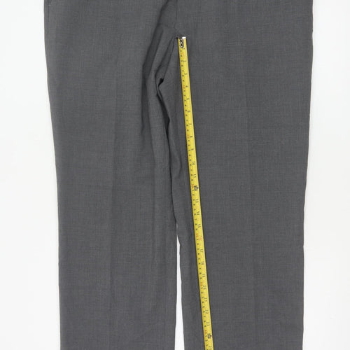 Douglas Men's Grey Wool Blend Dress Pants 40R Regular Fit