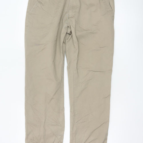 Skopes Mens Beige Chino Trousers 34R Cotton Straight Fit