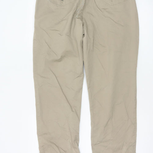 Skopes Mens Beige Chino Trousers 34R Cotton Straight Fit