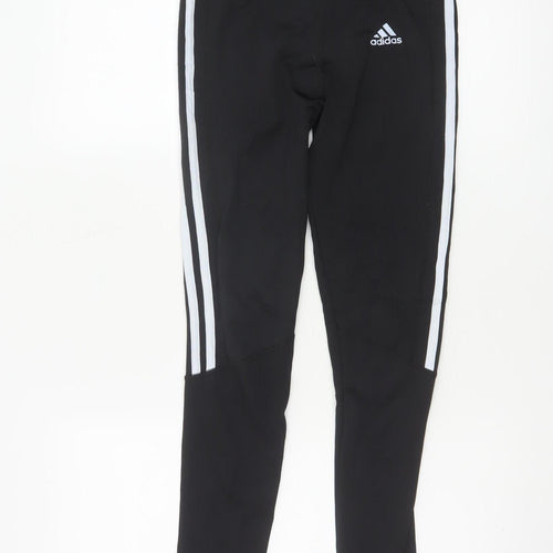 Adidas Women Black Climalite Leggings S Slim Fit Activewear