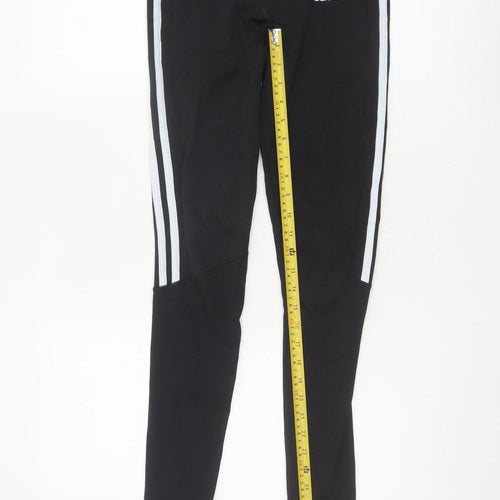 Adidas Women Black Climalite Leggings S Slim Fit Activewear