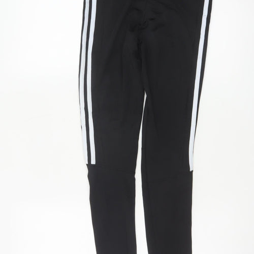 Adidas Women Black Climalite Leggings S Slim Fit Activewear