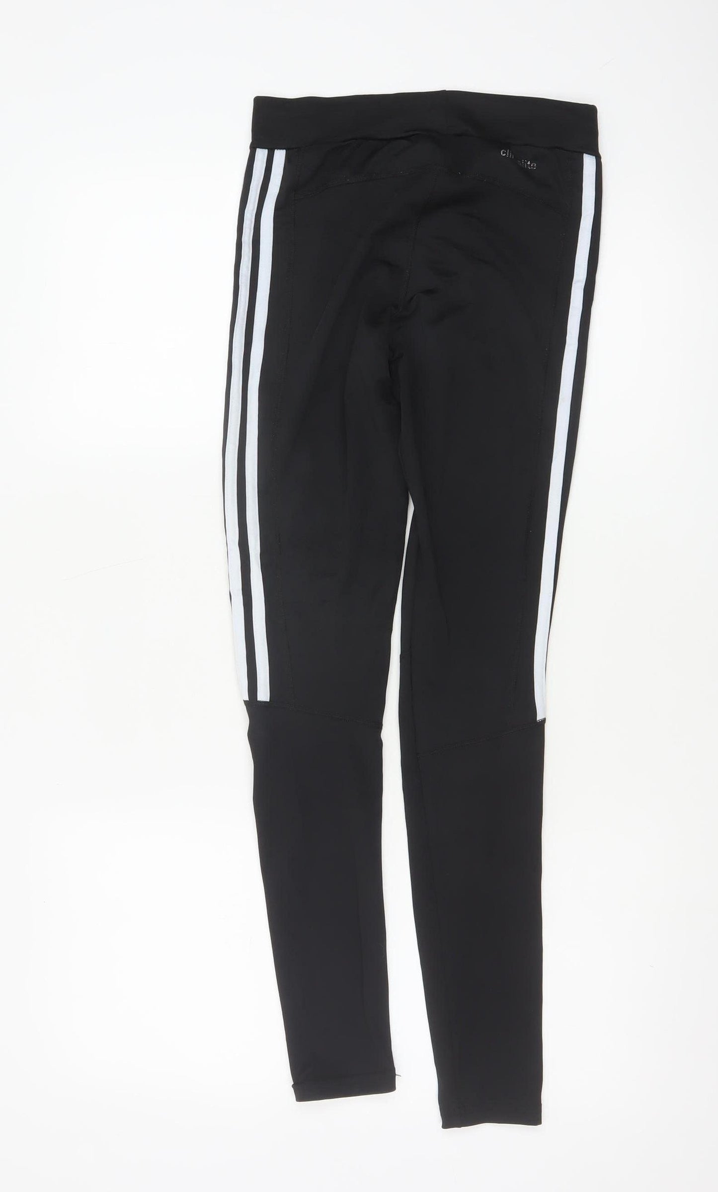 Adidas Women Black Climalite Leggings S Slim Fit Activewear