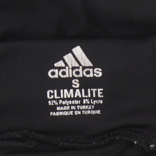 Adidas Women Black Climalite Leggings S Slim Fit Activewear