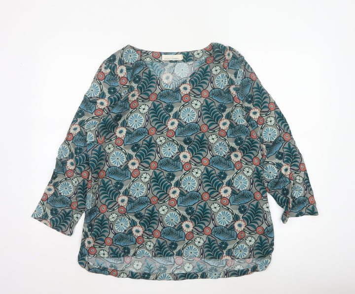 Seasalt Cornwall Women’s Multicoloured Floral Tunic Top Size 16