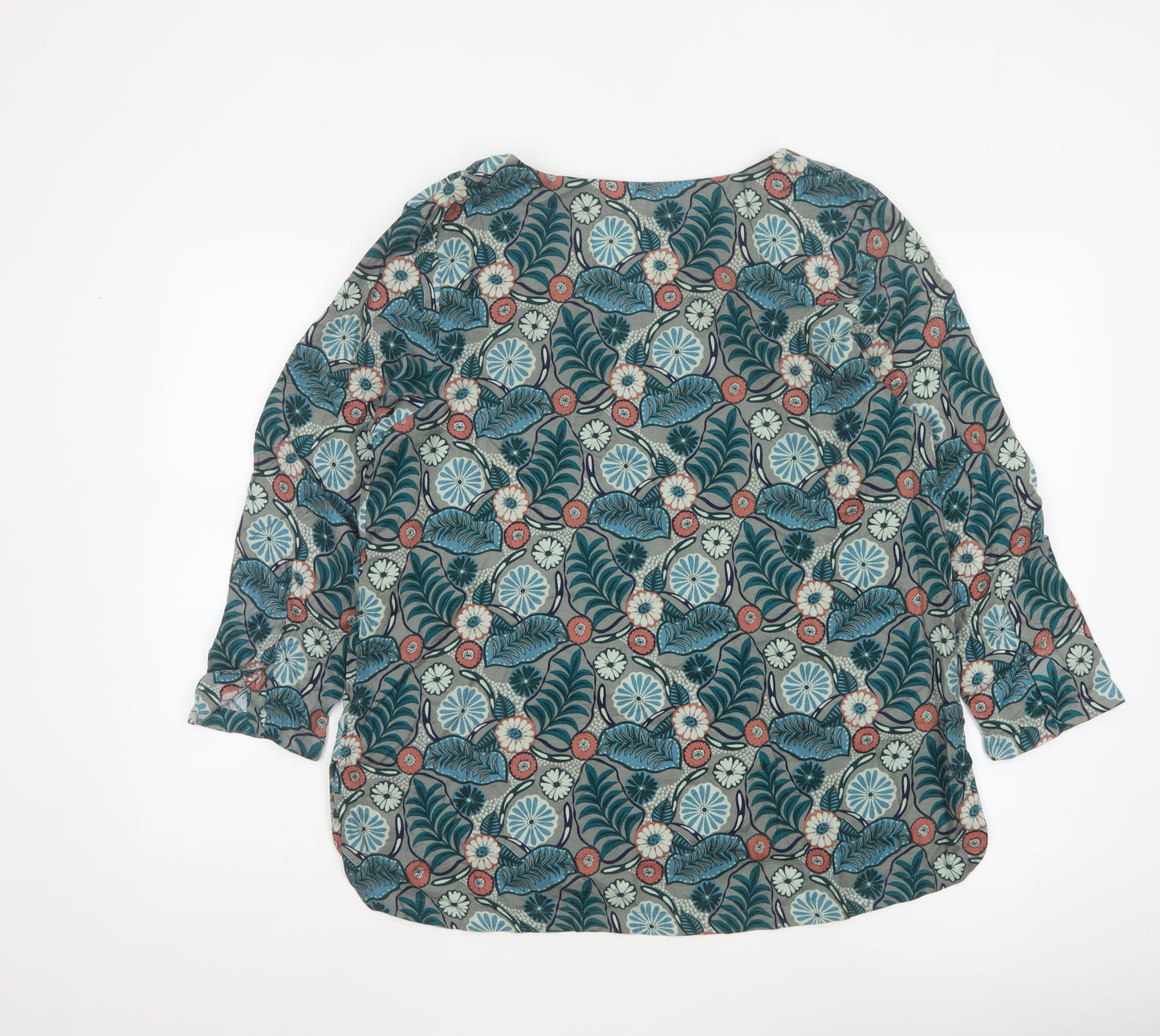 Seasalt Cornwall Women’s Multicoloured Floral Tunic Top Size 16