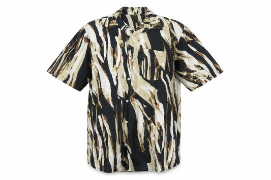 Front view of F&F Men's Multicoloured Camouflage Cotton Short Sleeve Shirt L
