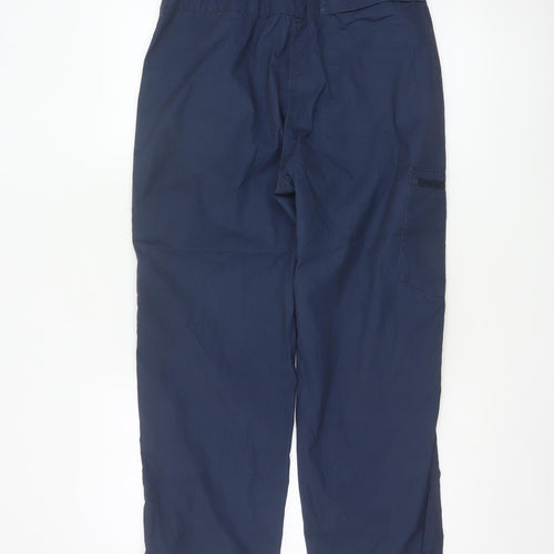 Craghoppers Women Blue Size 12 Cargo Trousers Polyester Blend