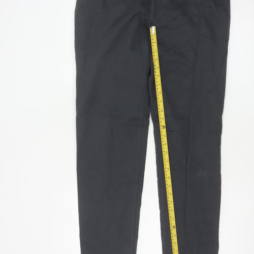 ZARA Men's Black Slim Fit Chino Trousers Size 32 Regular