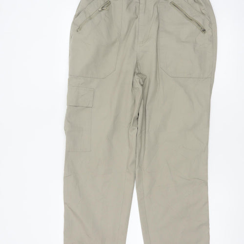 Cotton Traders Men's Beige Cargo Trousers 34 Regular Fit