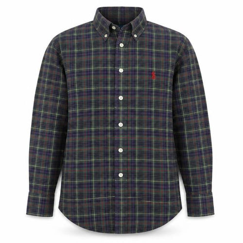Ralph Lauren Boys Multicoloured Plaid Cotton Button-Up Shirt 8 Years