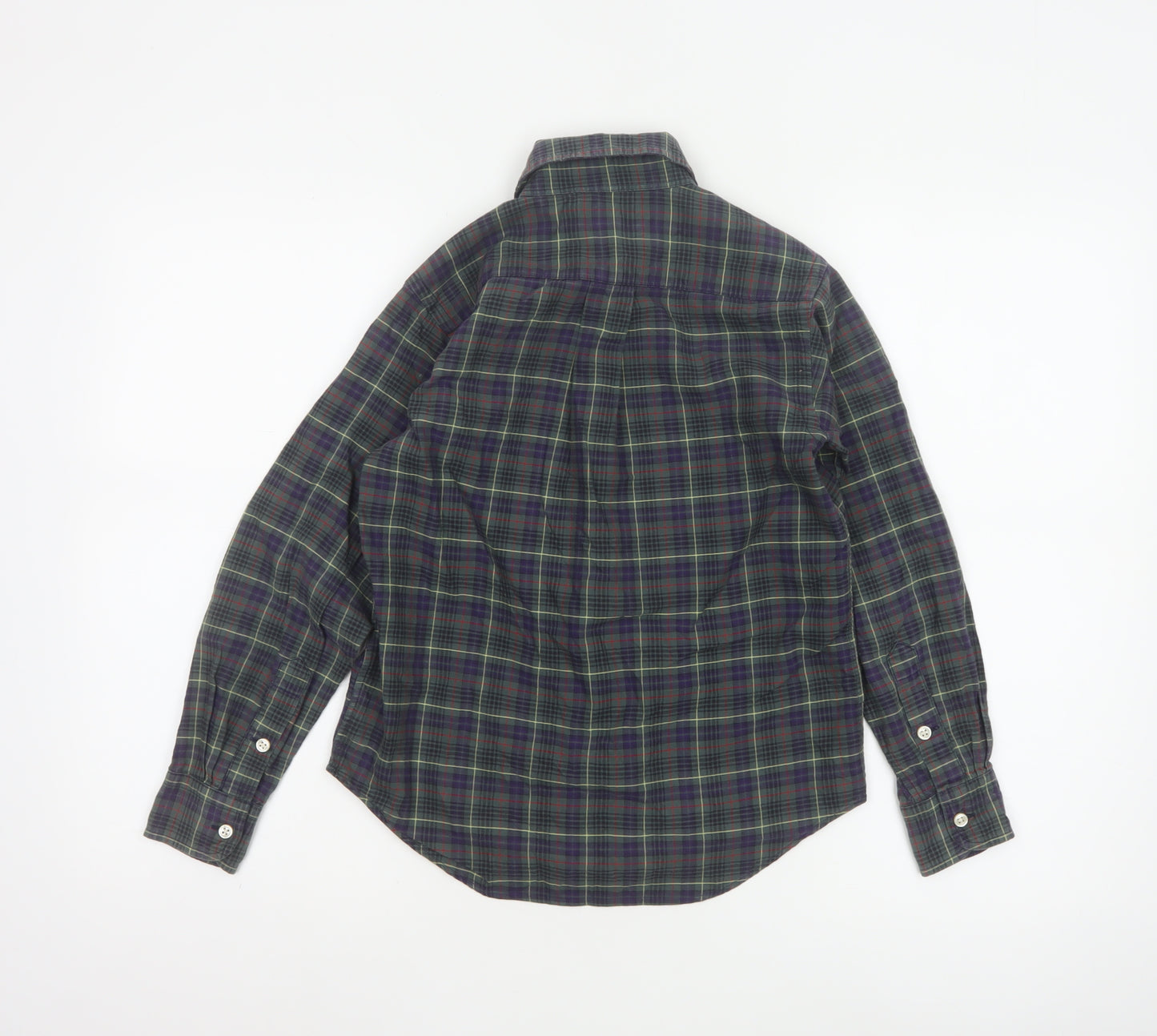 Ralph Lauren Boys Multicoloured Plaid Cotton Button-Up Shirt 8 Years