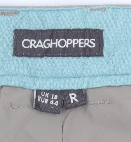 Craghoppers Women's Beige Convertible Cargo Trousers UK 18