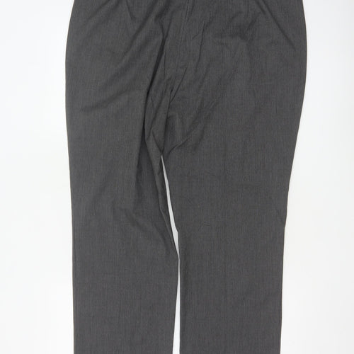 Marks and Spencer Women's Grey Straight Leg Dress Pants Size 18