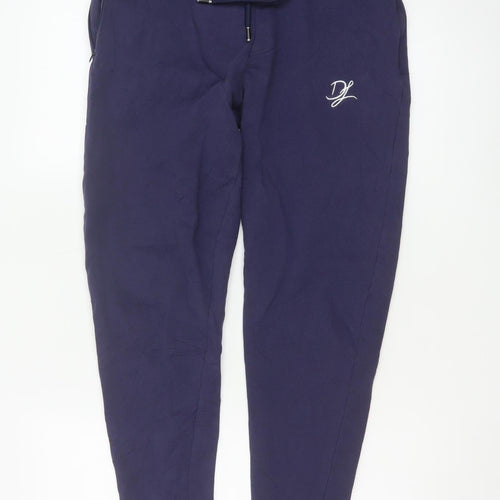 Dead Legacy Men's Blue Cotton Jogger Sweatpants S Regular Fit