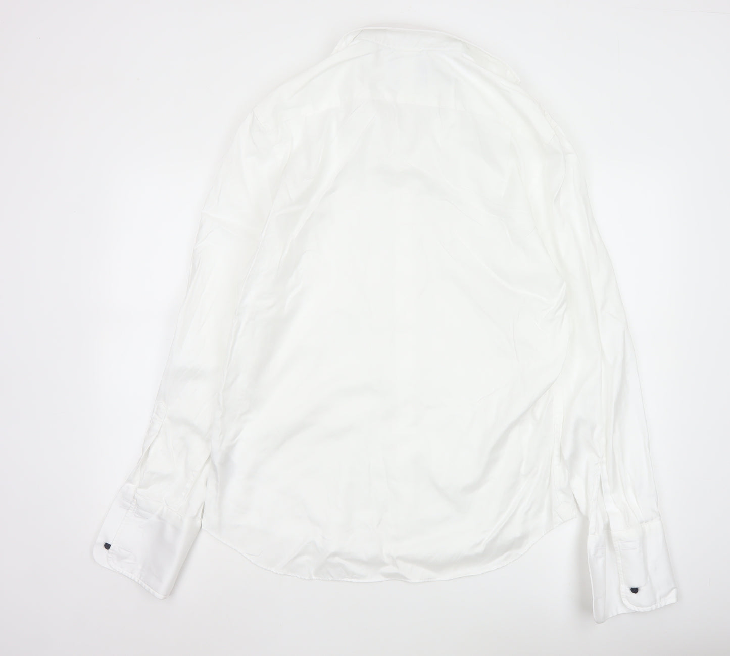 Marks and Spencer Sartorial White Regular Fit 16in Men's Cotton Shirt