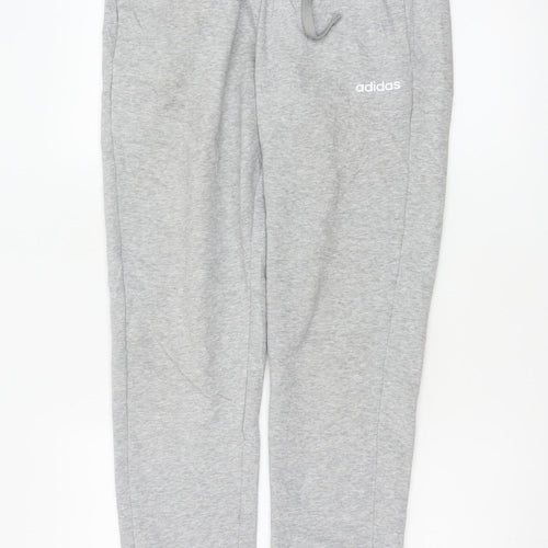 Adidas Womens Grey Jogger Sweatpants Size S Regular Fit