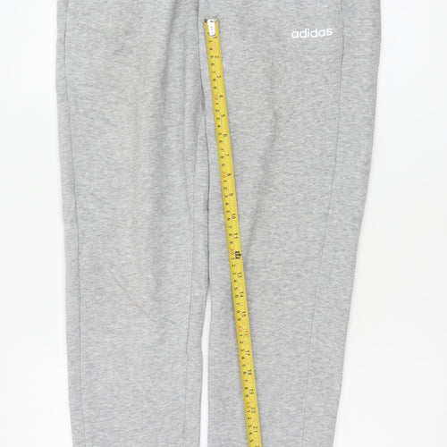 Adidas Womens Grey Jogger Sweatpants Size S Regular Fit