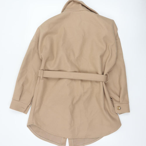 I Saw It First Women's Beige Belted Trench Coat Size S