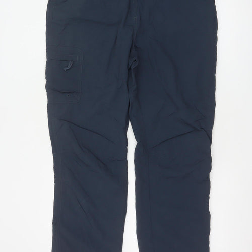 Mountain Warehouse Womens Blue Size 16 Cargo Trousers Nylon Outdoor