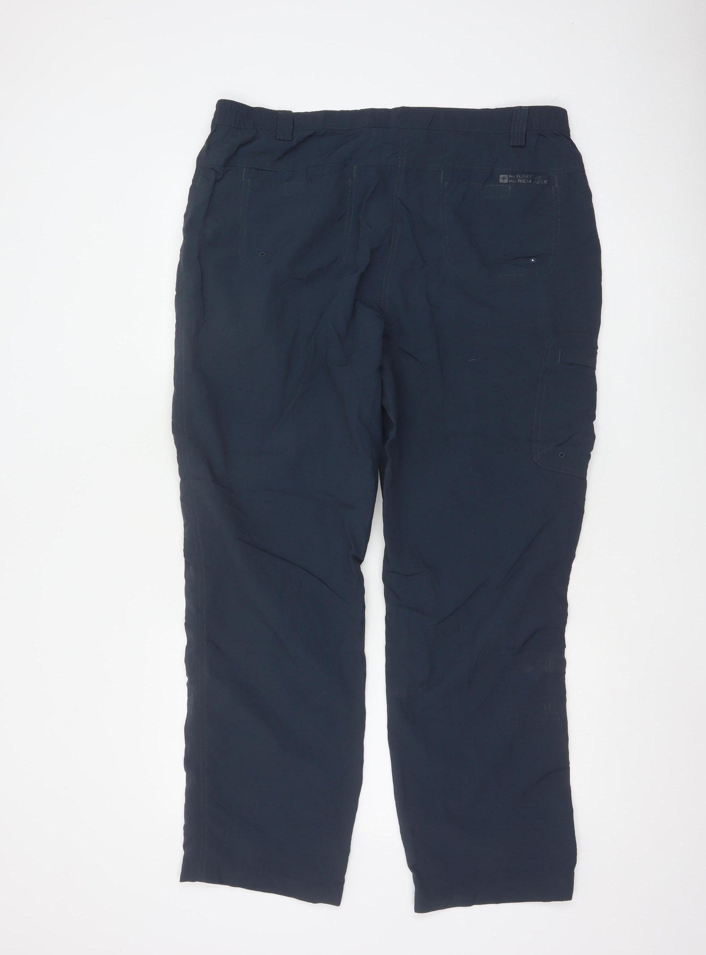 Mountain Warehouse Womens Blue Size 16 Cargo Trousers Nylon Outdoor