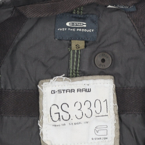 G-Star RAW Women's Grey Military Jacket Size S Cotton GS3391