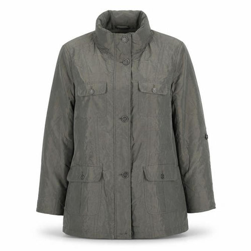 Maine New England Womens Green Size 18 Mid-Length Parka Jacket