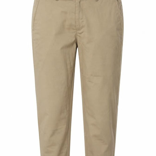 Marks and Spencer Women Beige Slim Chino Trousers Size 20 Short
