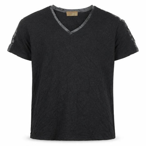 Zara Man Men's Black V-Neck Short Sleeve T-Shirt XL Classic Fit
